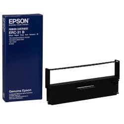 EPSON C43S015369 ERC31B Black Ribbon Cartridge 