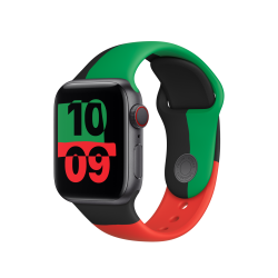 APPLE MUQ53FE/A 40mm Black Unity Sport Band - S/M
