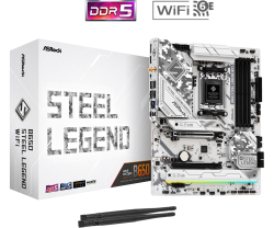 ASROCK B650 STEEL LEGEND WIFI (White) -ASR-90-MXBN90-A0UAYZ