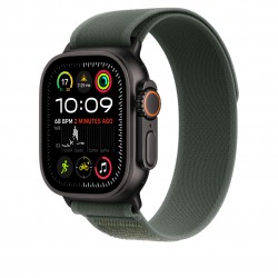 APPLE MYQ43FE/A 49mm Green Trail?Loop?-?M/L - Black Titanium