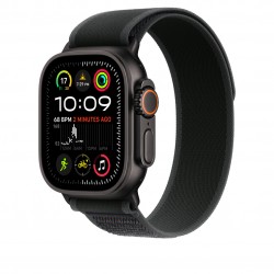 APPLE MYQ63FE/A 49mm Black Trail?Loop?-?M/L - Black Titanium