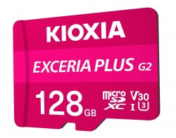 KIOXIA EXCERIA PLUS CL10 UHS-I U3 V30 4K A1 R100/W65 (G2) LM