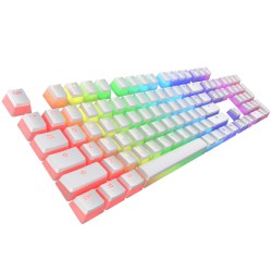 Tecware PBT Pudding Keycap Set (White) TWKB-PBT-PUDWH