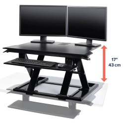 Ergotron 33-467-921 WorkFit-TX Standing Desk Converter, Blac