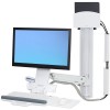 Ergotron 45-273-216 StyleView Sit-Stand Combo System, Bright