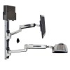 Ergotron 45-359-026 LX Sit Stand Wall Mount System, Small Bl