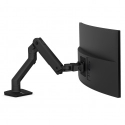 Ergotron 45-475-224 HX Desk Monitor Arm, MBK