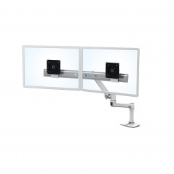 Ergotron 45-489-216 LX Desk Dual Direct Arm, Bright White Te