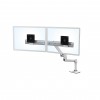 Ergotron 45-489-216 LX Desk Dual Direct Arm, Bright White Te