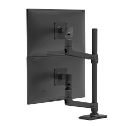 Ergotron 45-509-224 LX Dual Stacking Arm, Tall Pole, Matte B