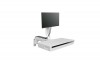 Ergotron 45-622-251 CareFit Combo Arm with Worksurface, Snow