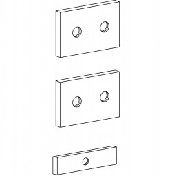 Ergotron 60-156 Track Mount Bracket Kit for CPU Holders