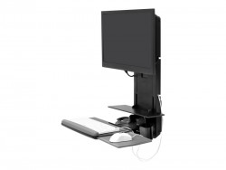 Ergotron 61-080-085 PATIENT ROOM, VL18 STS WM, ERGOTRON BLAC