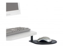 Ergotron 687BK MOUSE SHELF, SWING-OUT *BLACK*