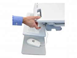 Ergotron SV44-1312-3 StyleView Cart with LCD Pivot, LiFe Pow