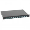 Panduit FD1W12AQDLCZ Pre-Loaded Fiber Drawer with 12 LC Dupl