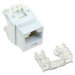Panduit NK688MWH Category 6 UTP RJ45 Punchdown Keystone Jack