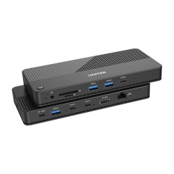 Unitek D1106AGY01 USB-C 10Gbps Triple 4K KVM Docking Station