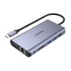 Unitek D1019B uHUB O8+ 8-in-1 USB-C Ethernet Hub with USB-C 