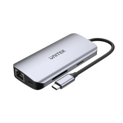 Unitek D1122A01 8-in-1 USB-C 5Gbps Hub (2*USB3.0 + 2*HDMI + 