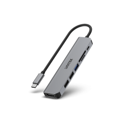 Unitek H1118A 7-in-1 USB-C Hub (USB3.0 + 2xUSB2.0 + HDMI+Car