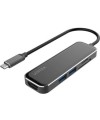 Unitek H1107A 5-in 1 USB-C Hub (USB3.0*4 + Micro USB Chargin