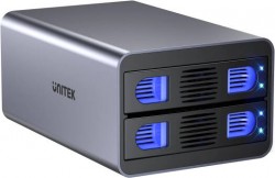 Unitek S1308C01-UK Type-C 10Gbps 2 BAY SATA HDD RAID ENCLOSU