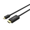 UNITEK V1152A 2M Mini DisplayPort Male to HDMI Male Cable Ad