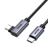 UNITEK C14123BK-5M 5M,  90? L-Shape USB-C Male to Male PD 10