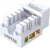 UNITEK T012A CAT6  Modular Keystone Jack (UTP),  90 degree, 