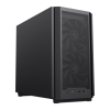 GameMax F36 Dark M-ATX Black Chassis, 0.8/0.6mm Steel Suppor