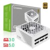 GameMax GX PRO 1250G WH White Edition, Full modular, 80PLUS 