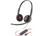 Poly 8X228A6 Poly Blackwire 3220 Stereo USB-C Headset +USB-C