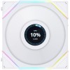 Lian Li 12TLLCD1W LIAN LI UNI FAN TL LCD 120-1 White 