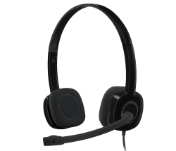 Logitech H151 Stereo Wired Headset Single  3.5mm Jack 981-00