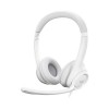 Logitech H390 USB Wired Headset with Controller - Off White 