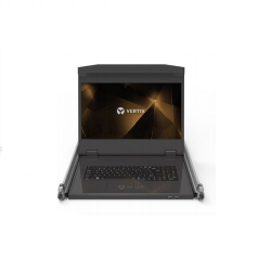 Vertiv CLRA19KMM8D 18.5" LCD Tray, 8 Ports IP-KVM, 8 IQ MPUI