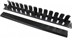 Vertiv 1230865 1U-Plastic Cable Manager, 19" Rack mount, Col