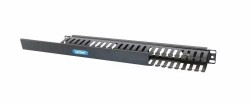 Vertiv 1230876 1U-Single Side Plastic Cable Manager, with co