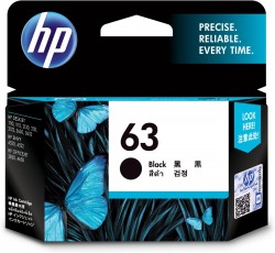 HP 63 Black Ink Cartridge F6U62AA