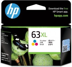 HP 63XL Tri-color Ink Cartridge F6U63AA