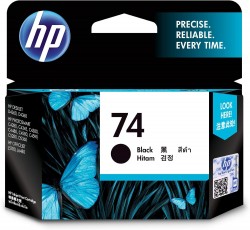 HP 74 Black Inkjet Print Cartridge CB335WA