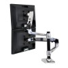 Ergotron 45-710-293 LX PRO ARM, DUAL DISPLAY, STACKING, GROM