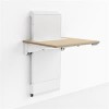 Ergotron 24-804-S893 WorkFit Elevate Wall Desk, Snow & Maple