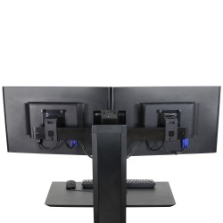 Ergotron 98-062-200 Dual Monitor Tilt Pivot Kit, Black