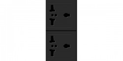KRAMER TS-2U TBUS UNIVERSAL 2 X Power socket assembly