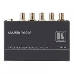 KRAMER 104LN 1:4 Composite Video Differential & Line Amplifi