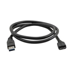 KRAMER C-USB3/MicroB-3 USB 3.0 A(M) to Micro-B(M) Cable-3ft