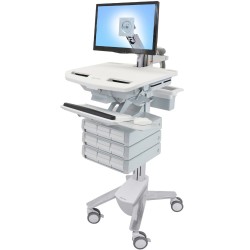 Ergotron SV43-1290-0 StyleView Cart with LCD Arm, 9 Drawers