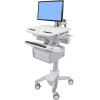 Ergotron SV43-12C0-0 StyleView Cart with LCD Arm, Tall Doubl